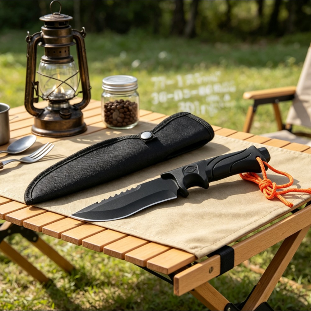 Edc Carry Fixed Blade Knife - Couteau de survie multi-usage EDC à