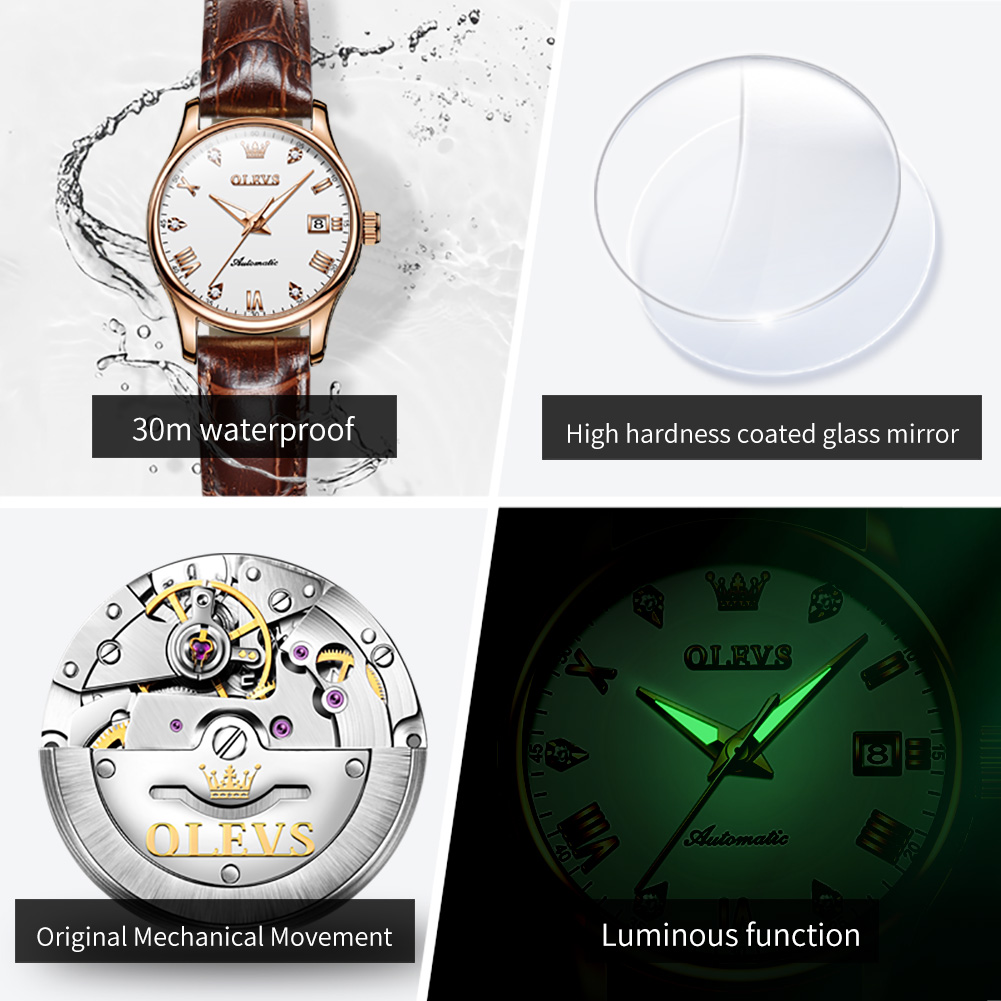 OLEVS-Montre-bracelet de luxe  - Watch Winder Compact avis et prix